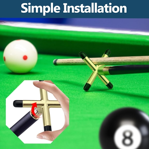 3 kpl:n Snooker-pöydän tukisarja, biljardikeppisillan, Pool Snooker -pöydän ristituki, Snooker-tuki