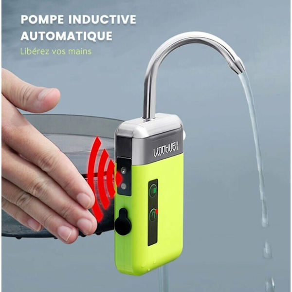 3 in 1 ulkoilman kannettava vesipumppu induktiivisella USB-latauksella