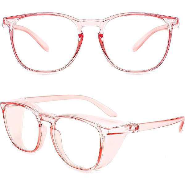 2-pack skyddsglasögon Anti-fog glasögon Anti-damm Blått ljus
