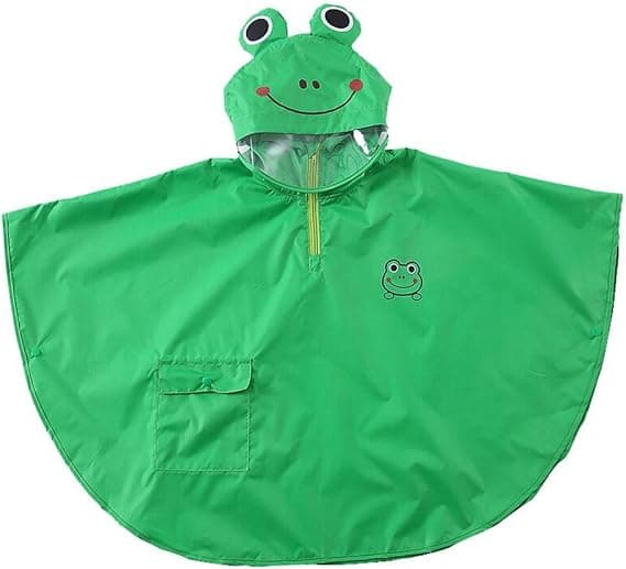 Barn fra 4 til 6 år Barneregn Unisex Vanntett Kappe B