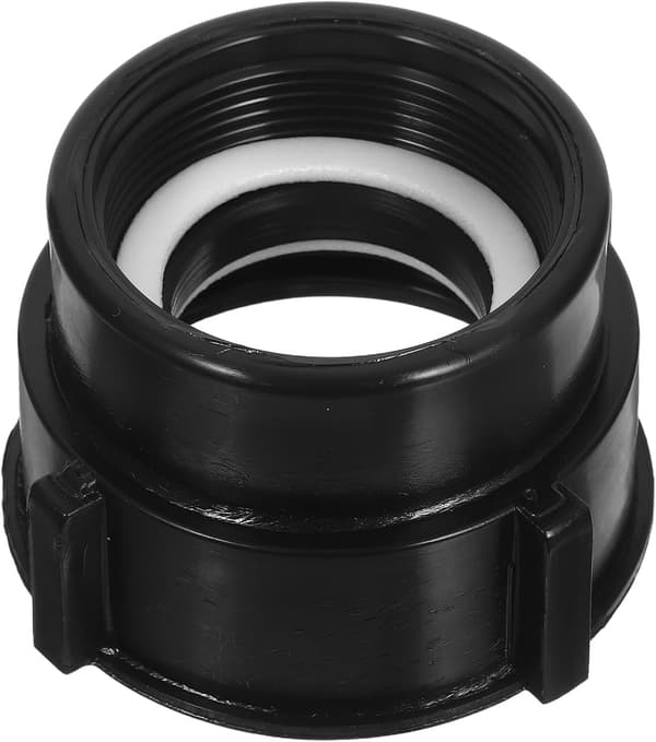 Adapter til et-tons IBC-tønder og ventiler til IBC-beholdere til havevanding, plastikforbindelse med 75 mm til 2-tommer gevind