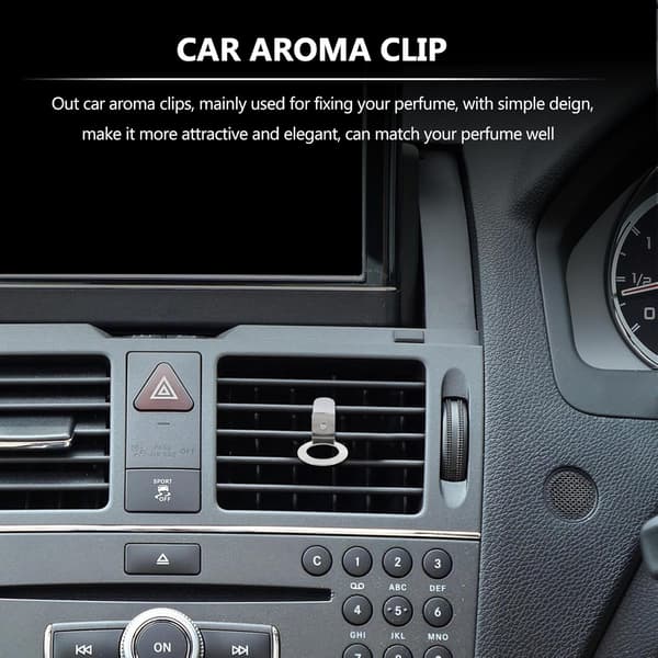 24 stk Bil Luftventil Klips for Flasker: Parfyme Ventil Klips Luft Aroma Diffuser for Biler Uttak Parfyme Klips Auto Luftventil