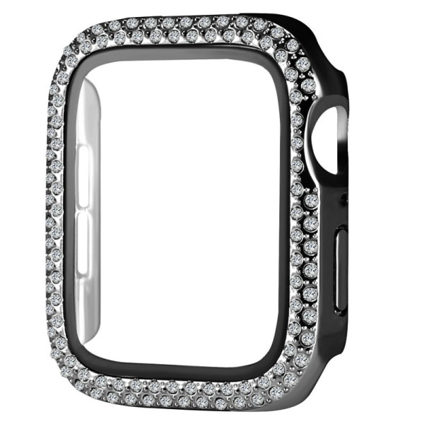 2 stk Kompatibel for Apple Watch Case 38mm for SE Series 3 2 1 Case med herdet glass skjermbeskyttelse