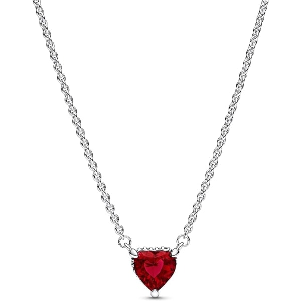 1 Pandora Timeless Red Heart Necklace