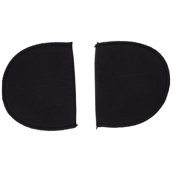 993812 “Half-Moon” hook-and-loop shoulder pads S, Black