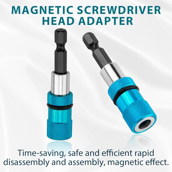 Magnetiska bitshållare för gipsskivor, 1/4\" Hex Shank Quick Change med PH2-bits, snabbväxlande skruvmejsel, kompatibel med borrar och skruvdragare