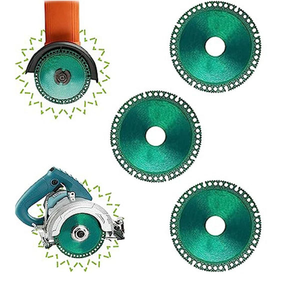 6-pack of oförstörbara slipskivor, vinkelsliphålskivor för kapning, fasning, slipning Ea