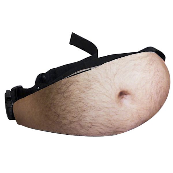 Ölmageväska - Rolig väska Fanny Pack Multifunktionell bältesväska,