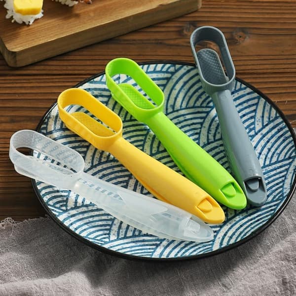 4 stk. risbollefolder i hånd Ris Maker Nigiri Risform Onigiri Form DIY Sushi Maker Risbolleforme Onigiri Fremstillingsforme Tryk Sushi Maker DIY Sush