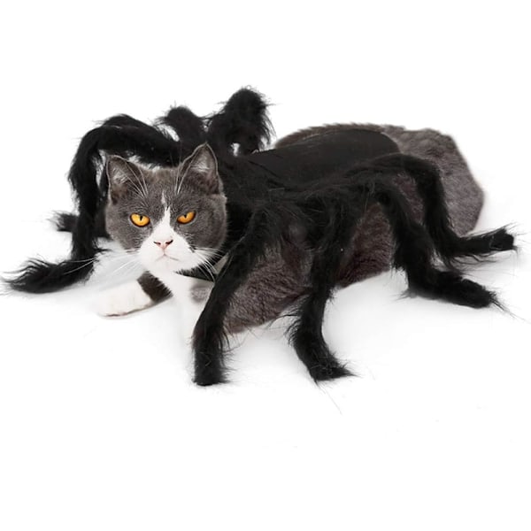 Halloween-koirien ja -kissojen asu, karvainen jättimäinen simulointihämähäkki, lemmikkieläinten asut, cosplay-asu