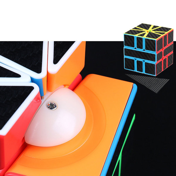 Rubiks kub pyramid【Kolfiber】