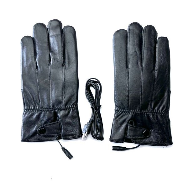 Kolæder USB-opvarmede handsker til mænd og kvinder, vinteropvarmede Mi
