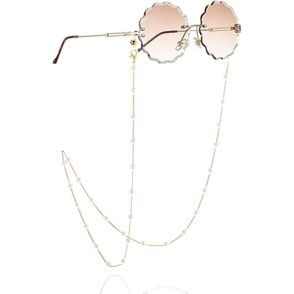 Pearl Eyeglass Chains for Women 18K Gold Plated Sunglasses Eyewea