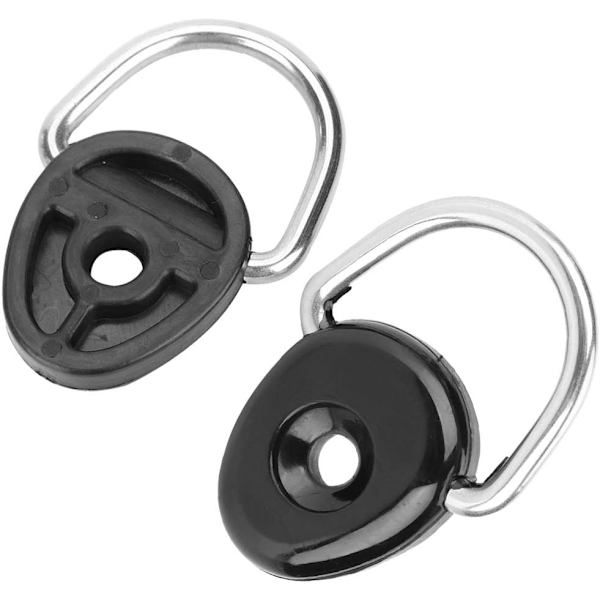 10 st Kayak D-ring Tie Down Spänne Säkerhet Däck Montering Tillbehör Delar Kit för Båt Kanot Kajak Sporti