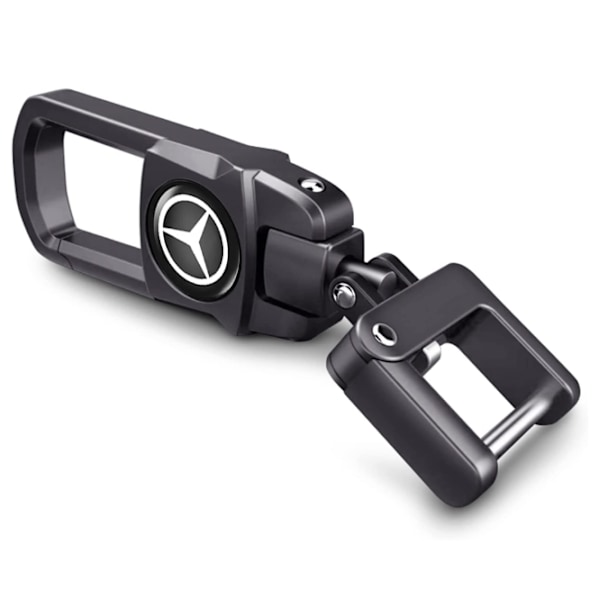 Metallista auton avaimenperä auton avaimenrenkaalla ja logolla, auton avaimen tarvike
