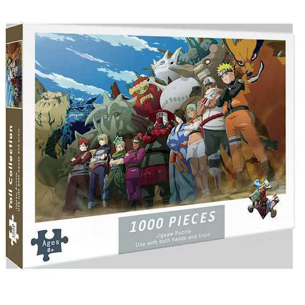 Klassisk puslespill - Tailed Beasts-samling - 1000 brikker