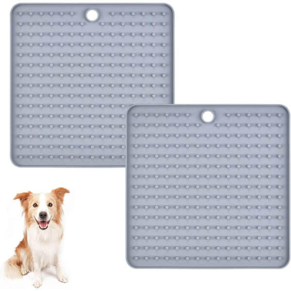 2-pack vattentäta hundmattor, perfekta för att mata yao