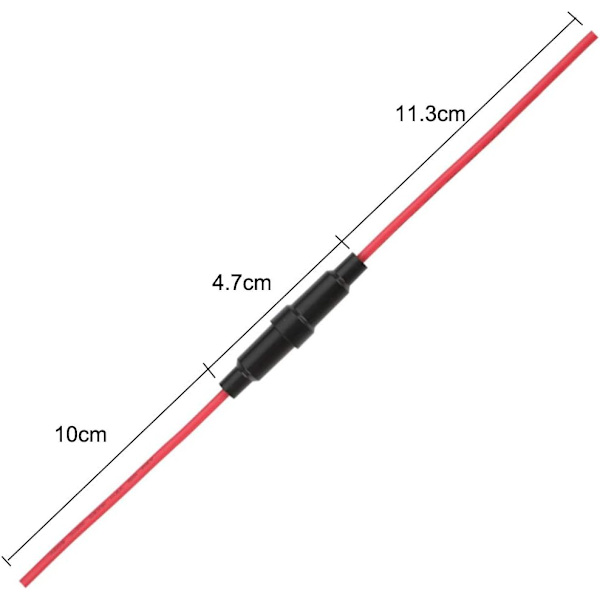 5 x 20 mm AGC Inline Sikringsholdere 32V 20A, Hurtigblæsende Skrue Type