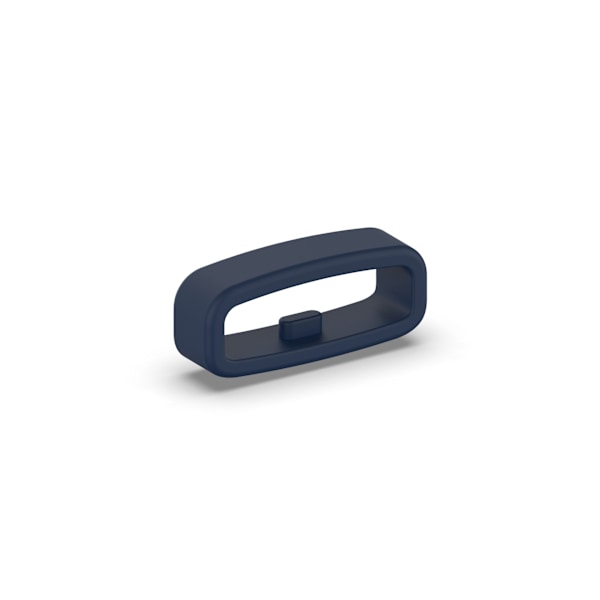 Blå ögla för 22 mm klockarmband 10-pack Svart