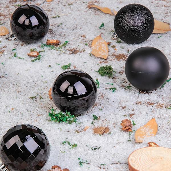 36 stk julekuler juletrepynt usynlig julekule hengende baller dekorasjon fo