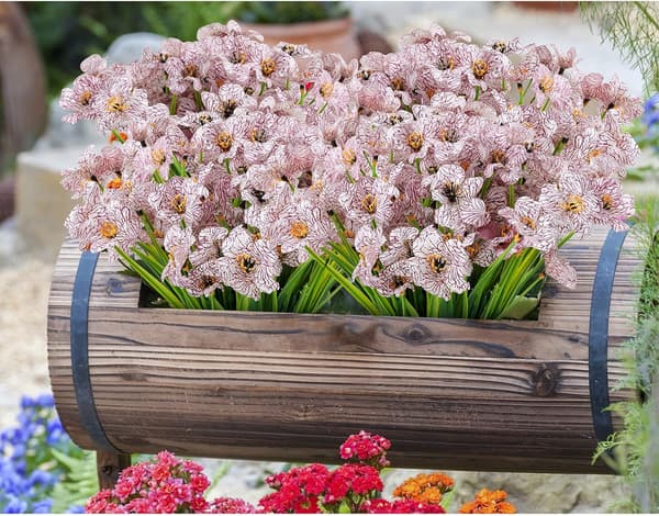 10 Bundter Kunstige Blomster Udendørs UV-Resistente Kunstige Blomster N