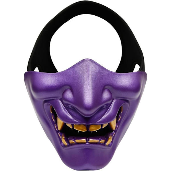 Halloween-asu Cosplay BB-ase Evil Demon Monster Kabuki Samurai Hannya Oni Half Cover Airsoft ja