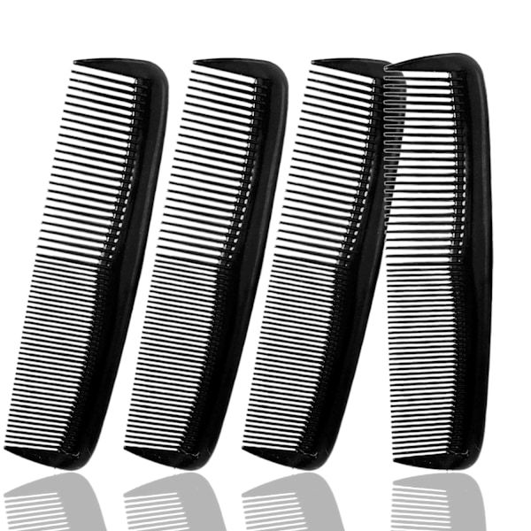 4-pack Kam - Obrytbar - herrkam/fintandad kam/kammar för hår