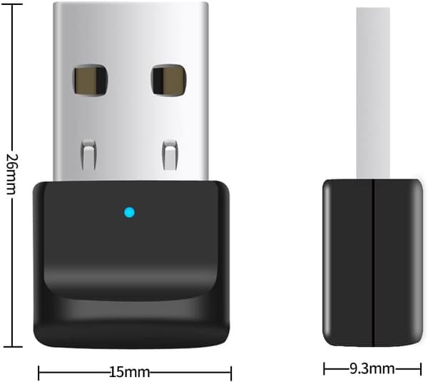 Bluetooth 5.0 -sovitin, Plug and Play USB Bluetooth -sovitin tietokoneelle, Bl