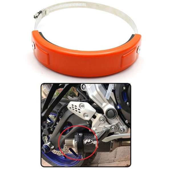 (orange farve) Udledning Rør Dække Beskyttelse 100mm-160mm Universal