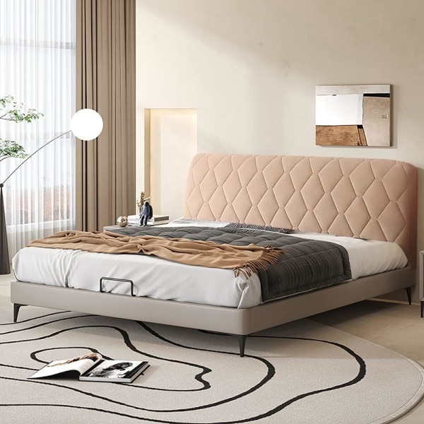 Beige, 180cm, Protector Stretch cover Pölytiivis Bed Cushi