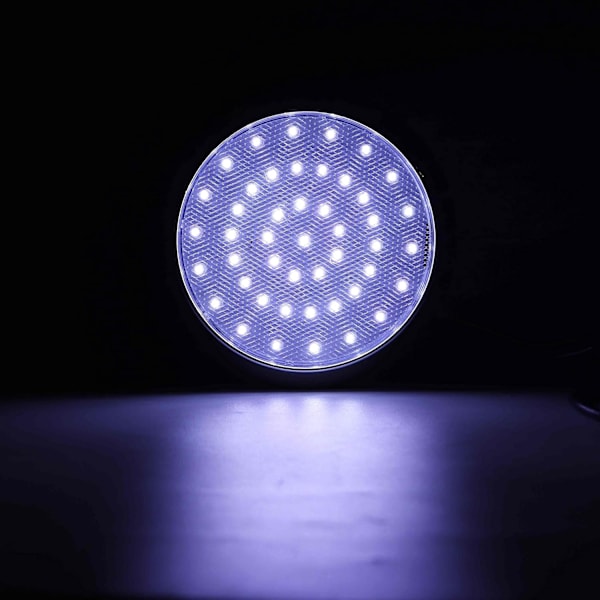 2 st 12V LED Taklampa med På/Av-knapp för Husvagn/Husbil/Släpvagn/Båt, Ytmontering