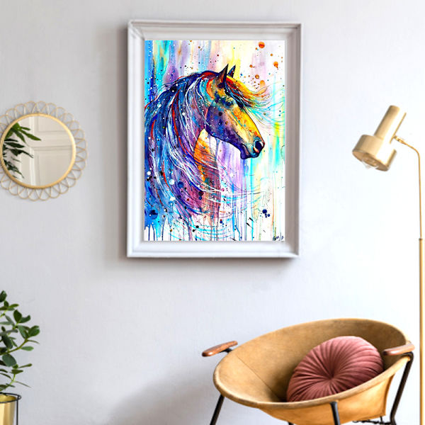(30x40cm)Uusi 5D timanttimaalaus Eläin Täynnä timantteja Vanha