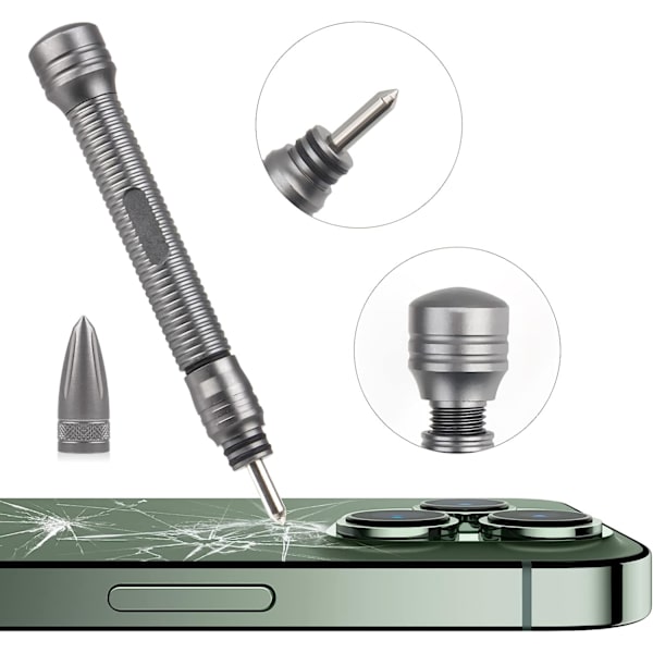 Blasting Pen för iPhone X 11 Pro Telefon Glasbrytare Baksida D