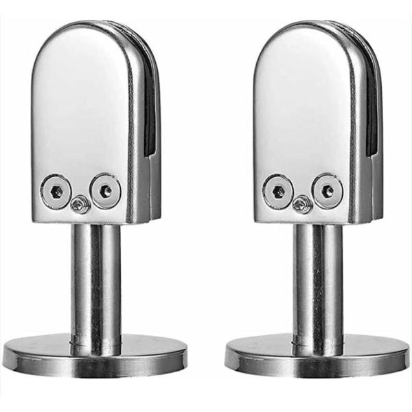 Trappglasklämma, 5-8mm Glasklämma, 304 Rostfritt Stål Glas C