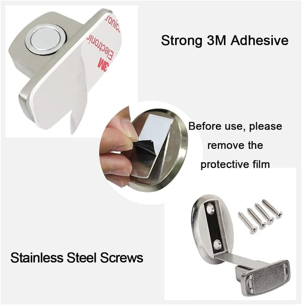 Stærk magnetisk metal dørstopper Heavy Duty dørstopper med