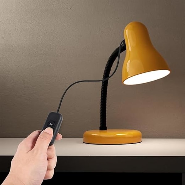 Pieces Svart Sängbordslampa Strömbrytare, Torpedströmbrytare, 6A 250V Vippströmbrytare för Inline Lampa 2 eller 3 Ledare, 6x2.6x1.5cm