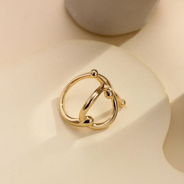 1 stk. Lille Geometrisk Silketørklæde Ring Broche til Kvinder Piger Mode Chic Rund Bar Sjal Tørklæder Spænde Wrap Lås Cl
