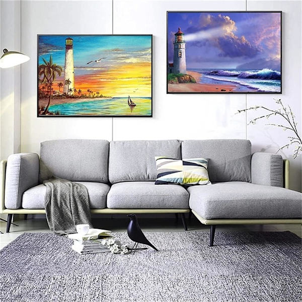 5D timanttimaalaus Majakka 30x40cm Tyyli 27