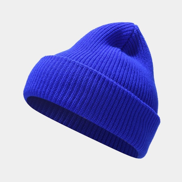 Vinter Beanie Hat til mænd, Sort Beanie Dame Unisex strikket