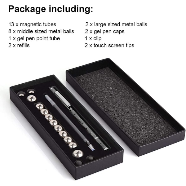 Magnetisk penna magisk penna, magnetpenna, antistress Ementer penna, Fidg