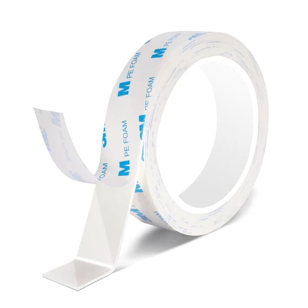 Extra stark dubbelhäftande tejp för montering - PE-skum - Permanent fixerad inomhus/utomhus (20 mm x 3 m)