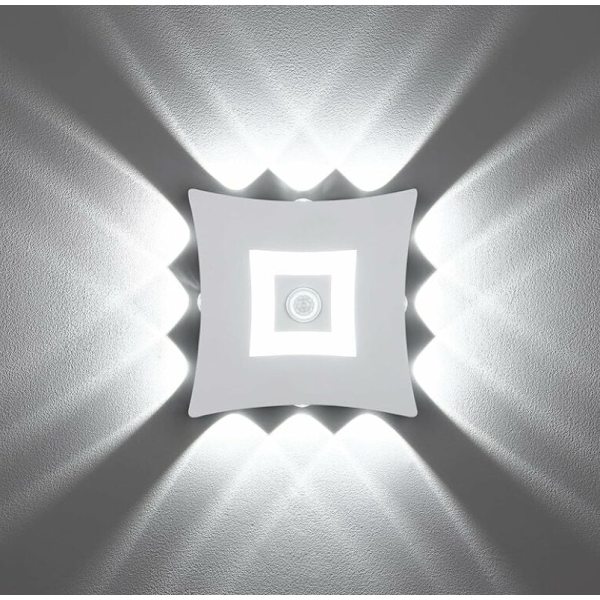 18W moderni LED-ulkoseinävalaisin PIR-liiketunnistimella, IP