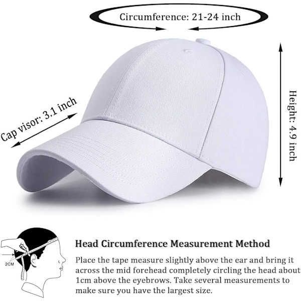 Justerbar Baseballkeps Golfhatt Motorcykel Truckerkeps Strapback
