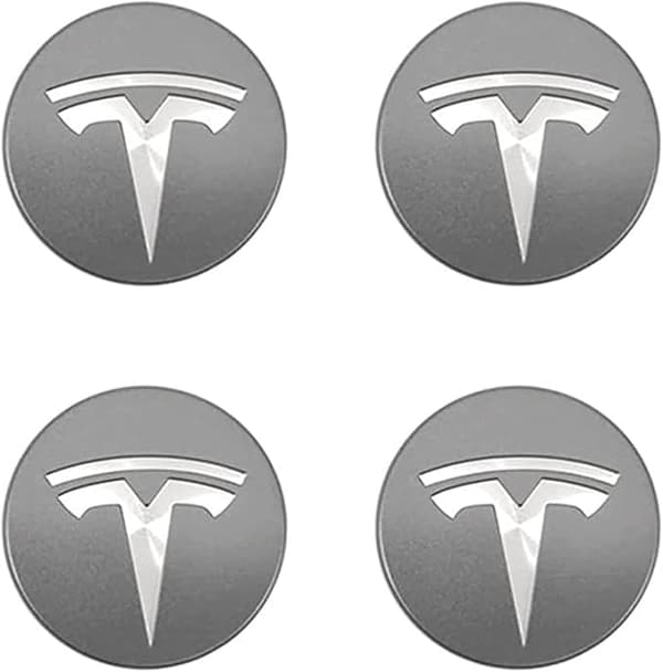 4 stk 56mm Auto Navdeksler for Tesla Model MODEL3 MODELXMODEL S, W