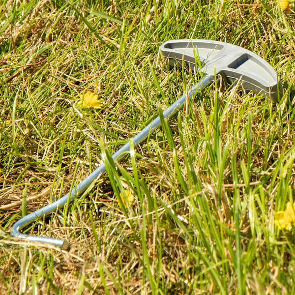(Plast - 2 stk.) Pluggtrekker - Kroktrekker for enkel fjerning av plugger, kroker og teltplugger - Telttilbehør for camping og utendørs