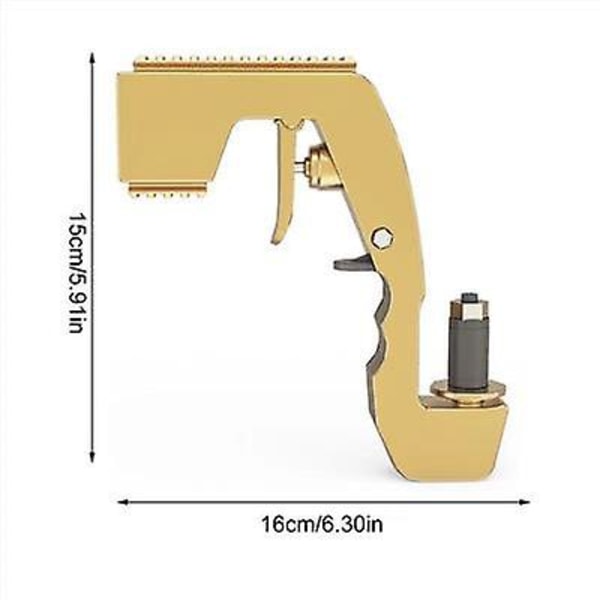 Champagne Gun Vinflaska Dispenser Flaska Öl Gun Jul Bar Atmosfär Rekvisita (Guld)