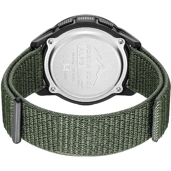 Herreure Herre Militærure Herre Kulfiber Vandafvisende 164FT Skridttæller Kompas Taktisk Sports Minimalistisk Me