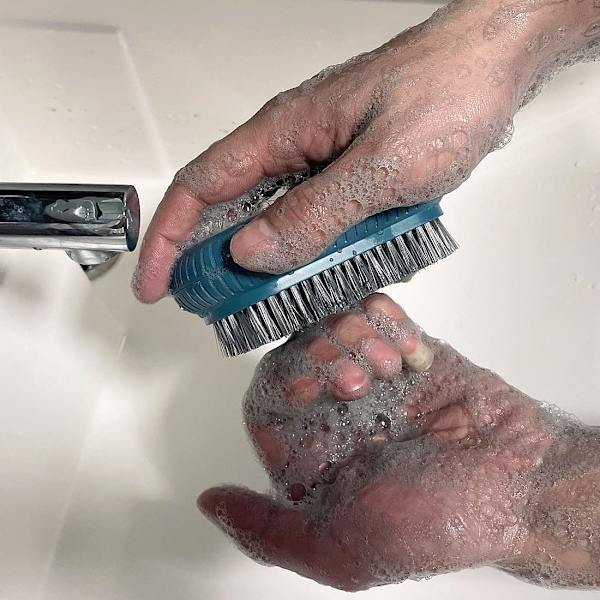 3-pack Nagelborste i Heavy Duty - Borste för Rengöring av Händer och Naglar