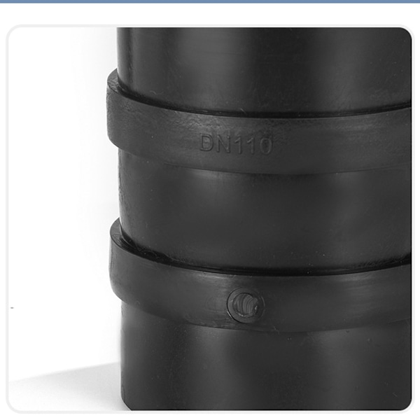 2 stk. Gummislangetilslutning (110mm*14cm) - Til vaskemaskine/opvaskemaskine