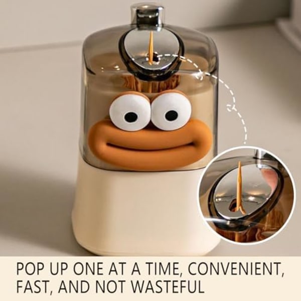Söt automatisk tandpetarehållare med popup, Pop up automatisk söt korvmunndekoration Nyhet Tandpetare Cont